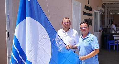 Ayvalık’ta Göndere Mavi Bayrak Çekildi…