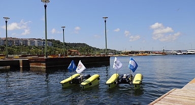 Globelink Ünimar, deniz yüzeyi temizleme araçlarıyla 450 kilogram atık topladı!