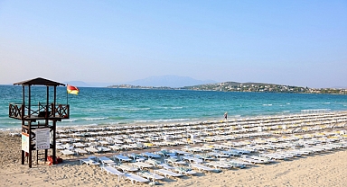  Ilıca Halk Plajı Dünyanın Bir Numaralı Eko Etiketi Olan ‘Mavi Bayrak’ Ödülüne Layık Görüldü