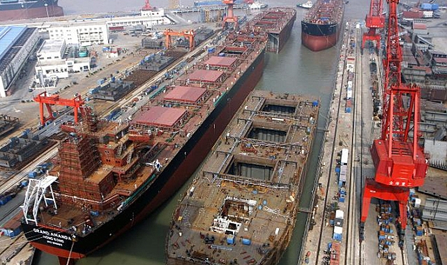 Çin, 2024'ün İlk Yarısında 20,5 Milyar Dolar Değerinde Yeni Gemi İhraç Etti