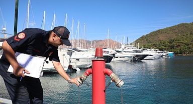 Muğla Büyükşehir Belediyesi İl Genelinde Kıyı Tesislerinde Kapsamlı Yangın Denetimi Gerçekleştirdi