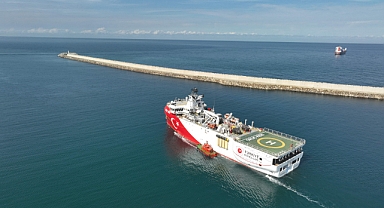 Oruç Reis Sismik Araştırma Gemisi uğurlandı