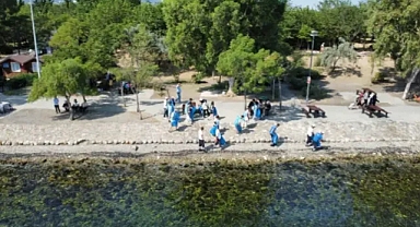 İzmir’de Çakalburnu Lagünü’nde Çevre Temizliği Etkinliği