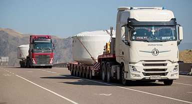 Rosatom’un Rüzgâr Parkı İnşası İçin İlk Parçalar Kırgızistan’a Teslim Edildi 