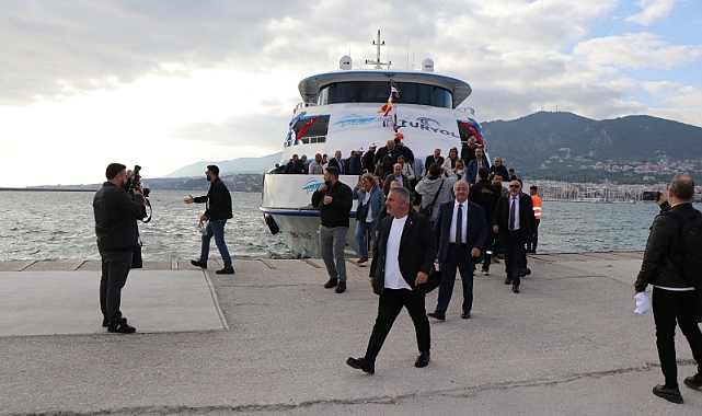 Aliağa'dan Midilli'ye İlk Sefer Gerçekleşti