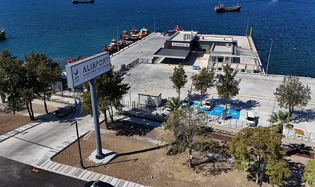 Aliaport Deniz Yolcu İskelesi Hizmete Hazır