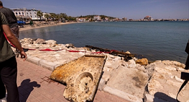 Plajdan 750 kilogram atık toplandı
